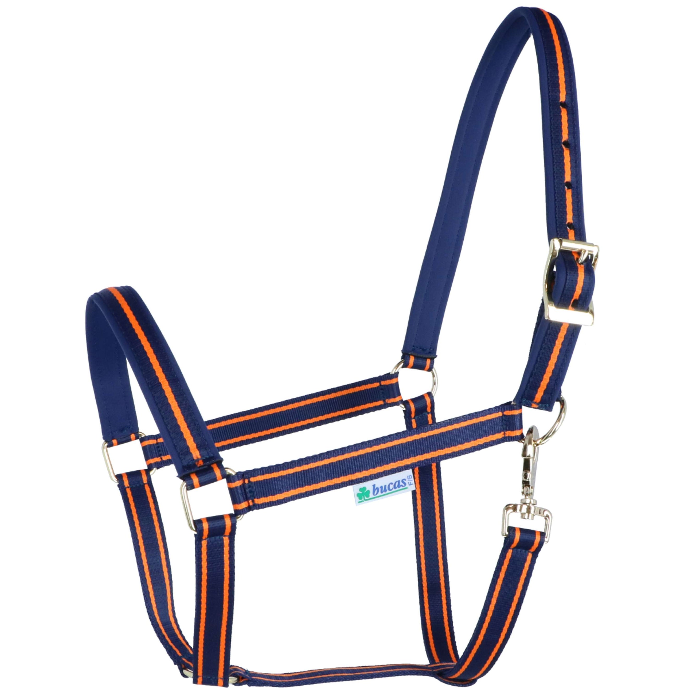 Bucas Licol Dublin Bleu Marine/Orange Bucas Licol Dublin Bleu Marine/Orange