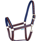 Bucas Licol Dublin Poulain Bleu Marine/Orange