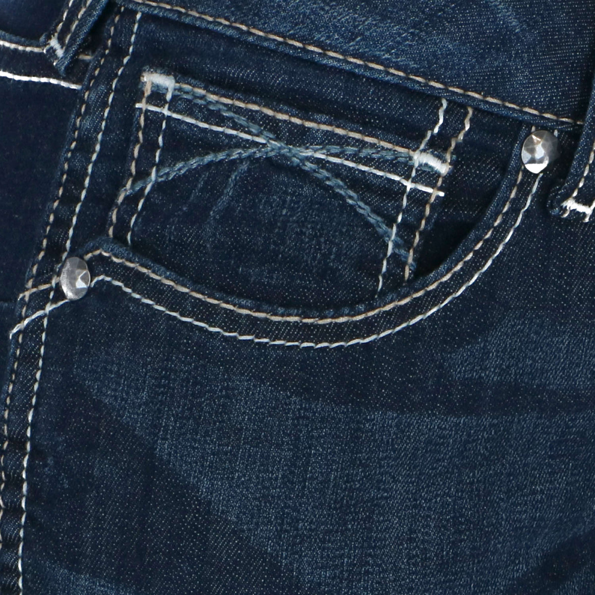 Ariat Western Denim R.E.A.L. Med Rise Skinny Ella Woman's Céleste