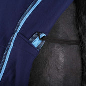 Riding World Couverture Polaire Combo Marine/Bleu