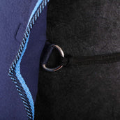 Riding World Couvre-reins Fleece Marin/bleu clair