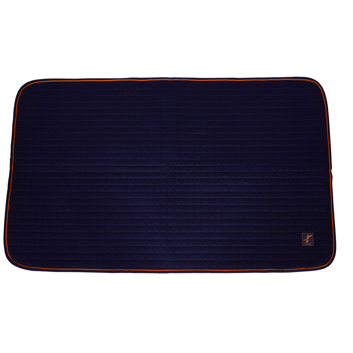 Bucas Therapy Dog Bed Bleu Marine/Orange