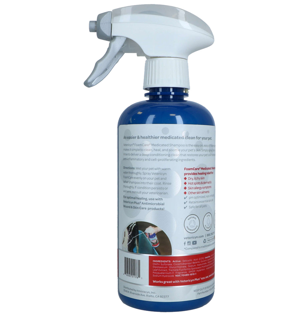 Vetericyn Foamcare Pet Shampoo Medicated