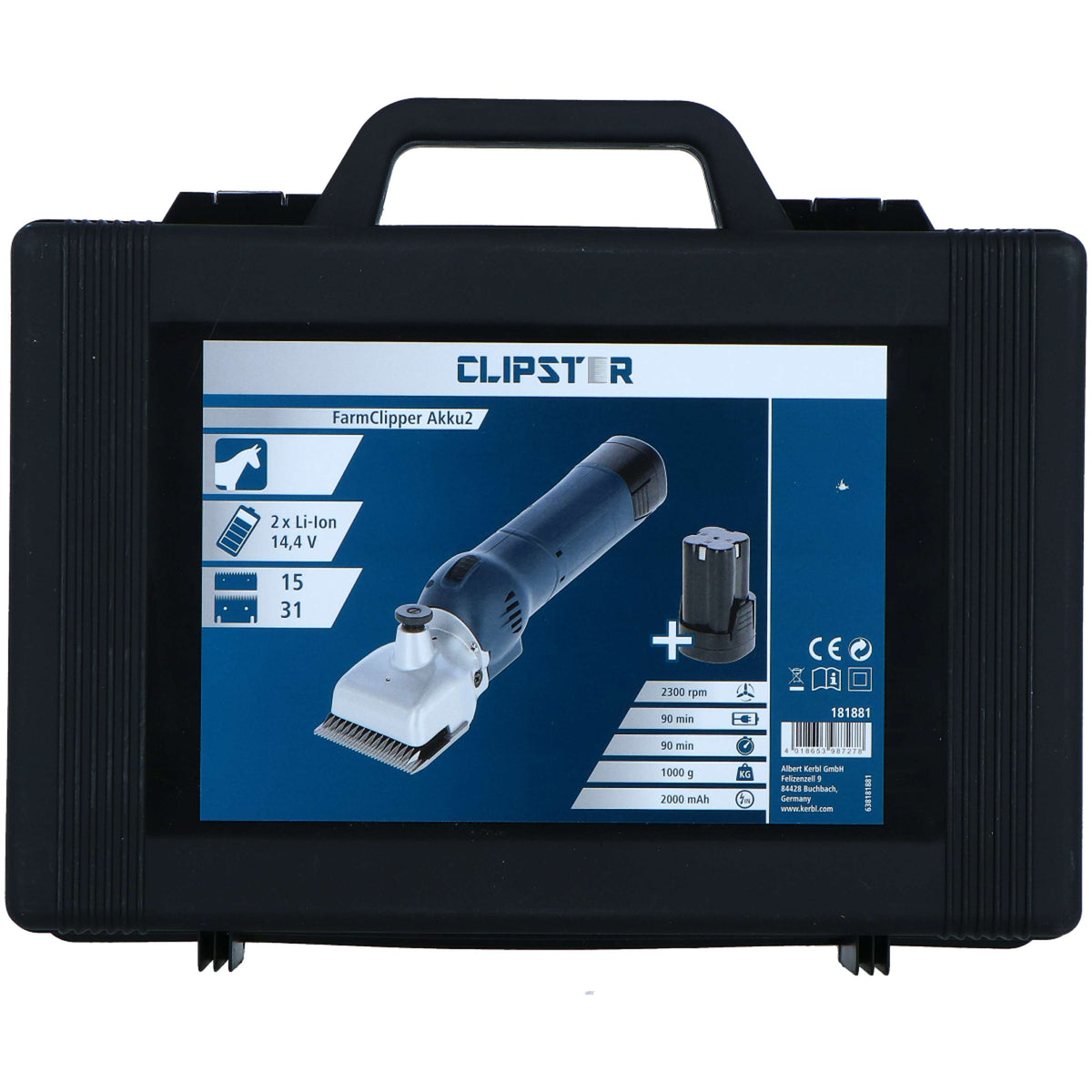 Kerbl Tondeuse Bleu