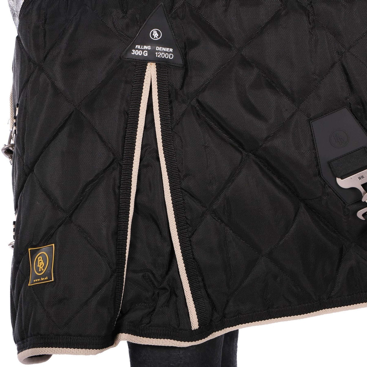 BR Couverture d'Écurie Classic 1200D - 300g Noir