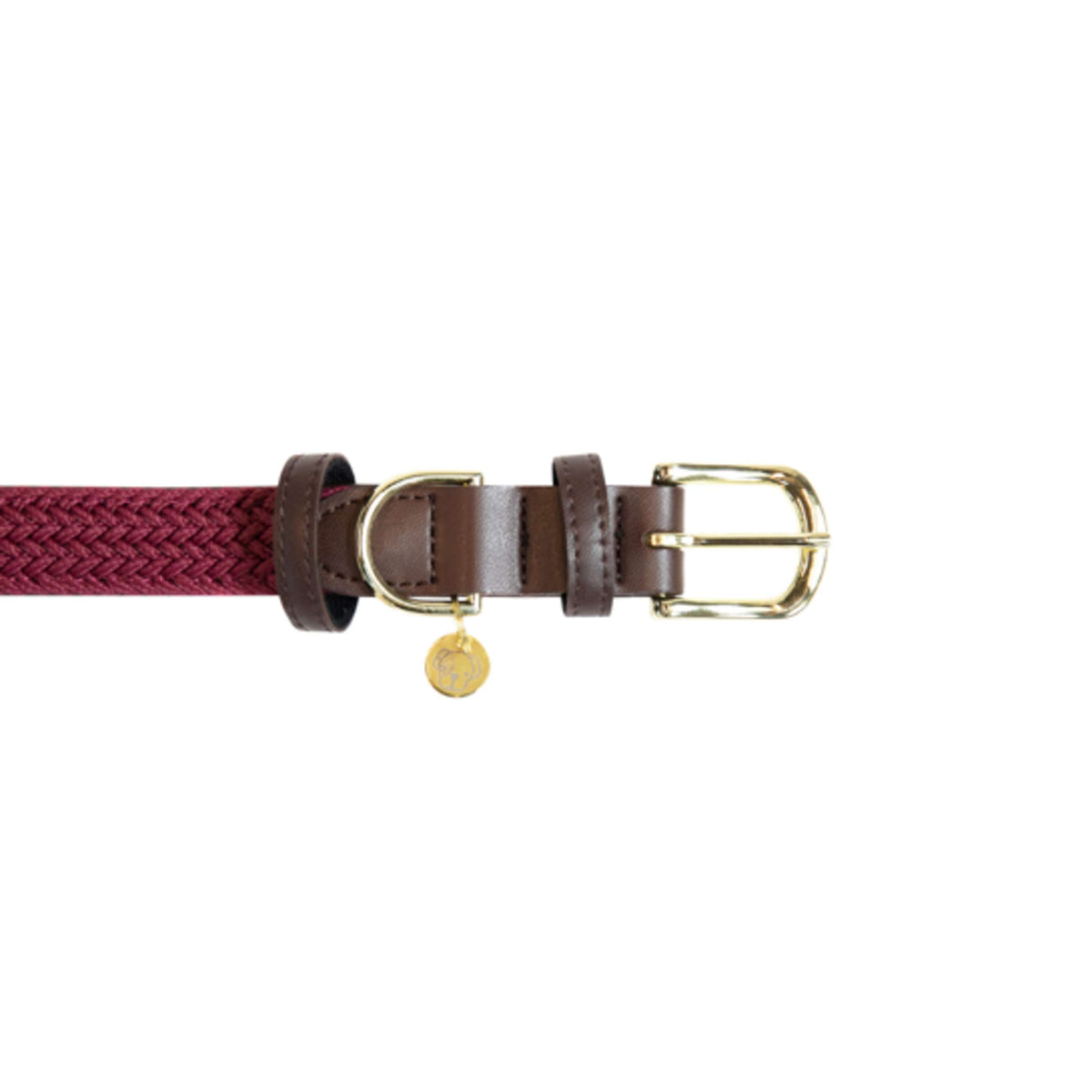 Kentucky Collier Plaited Nylon Bordeaux