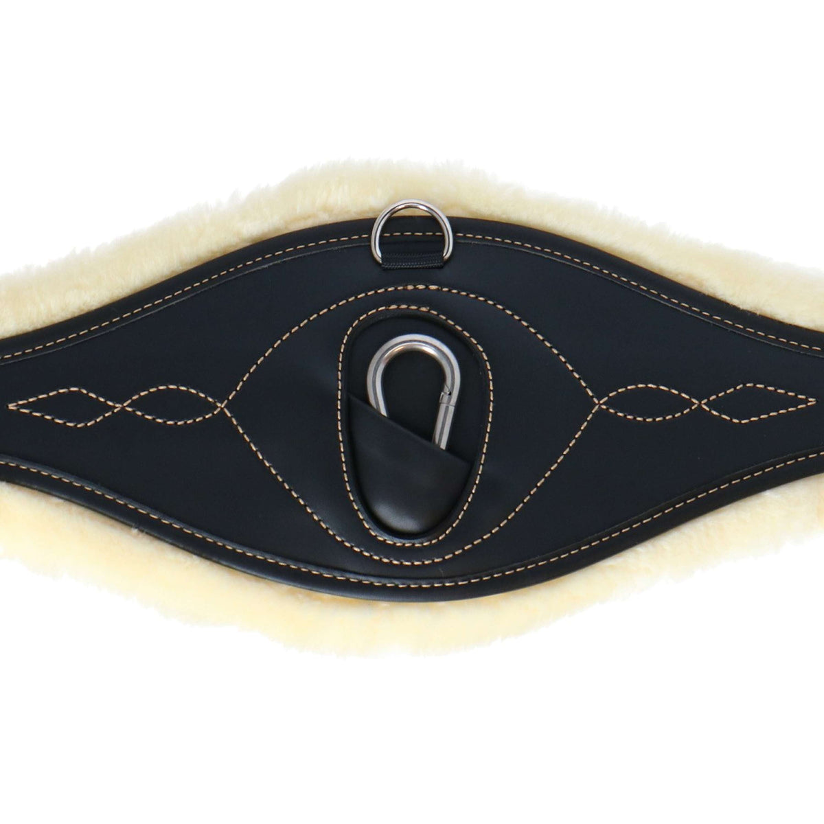Kentucky Sangle d'Obstacle Sheepskin Anatomic Noir