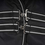 HKM Couverture Imperméable High Neck Innsbruck Modèle Lisse 0g Noir