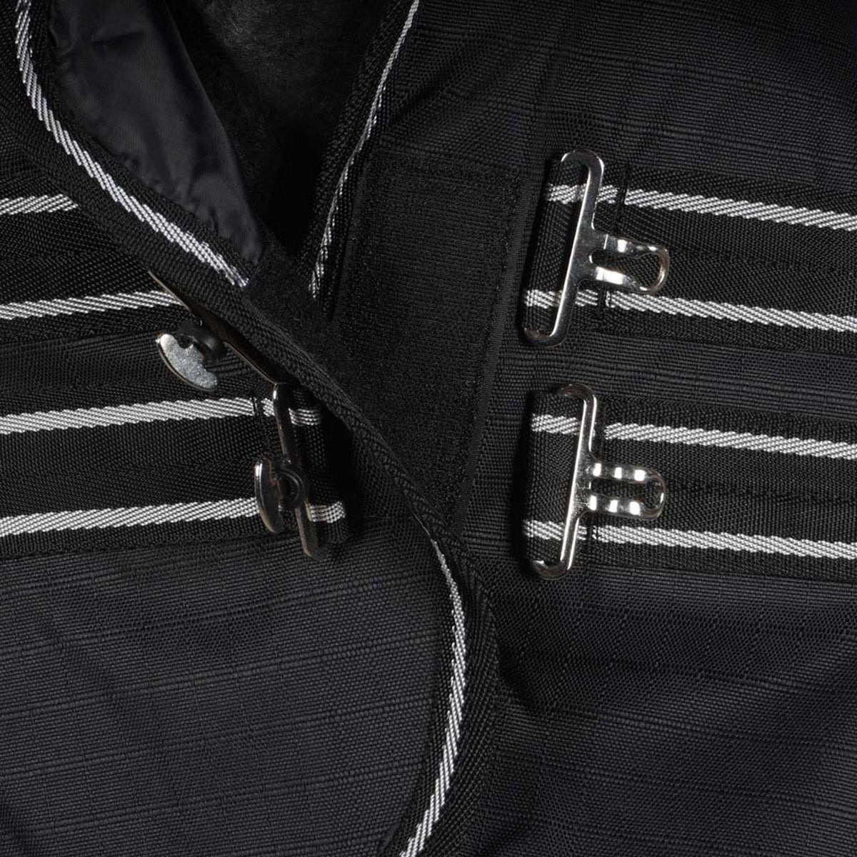 HKM Couverture Imperméable High Neck Innsbruck Modèle Lisse 0g Noir