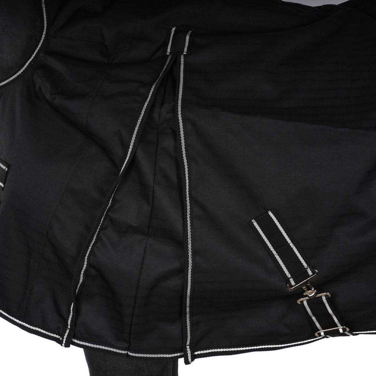 HKM Couverture Imperméable High Neck Innsbruck Modèle Lisse 0g Noir