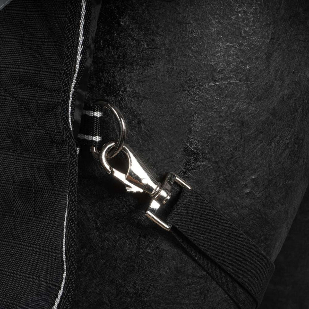 HKM Couverture Imperméable High Neck Innsbruck Modèle Lisse 0g Noir