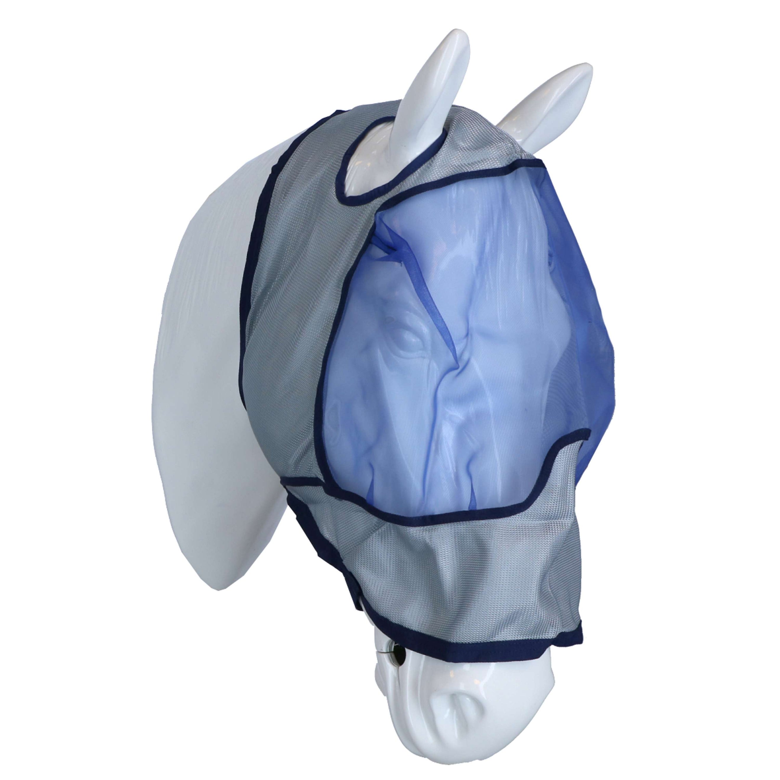 Bucas Buzz-Off Masque Anti-Mouches Delux Bleu Bucas Buzz-Off Masque Anti-Mouches Delux Bleu