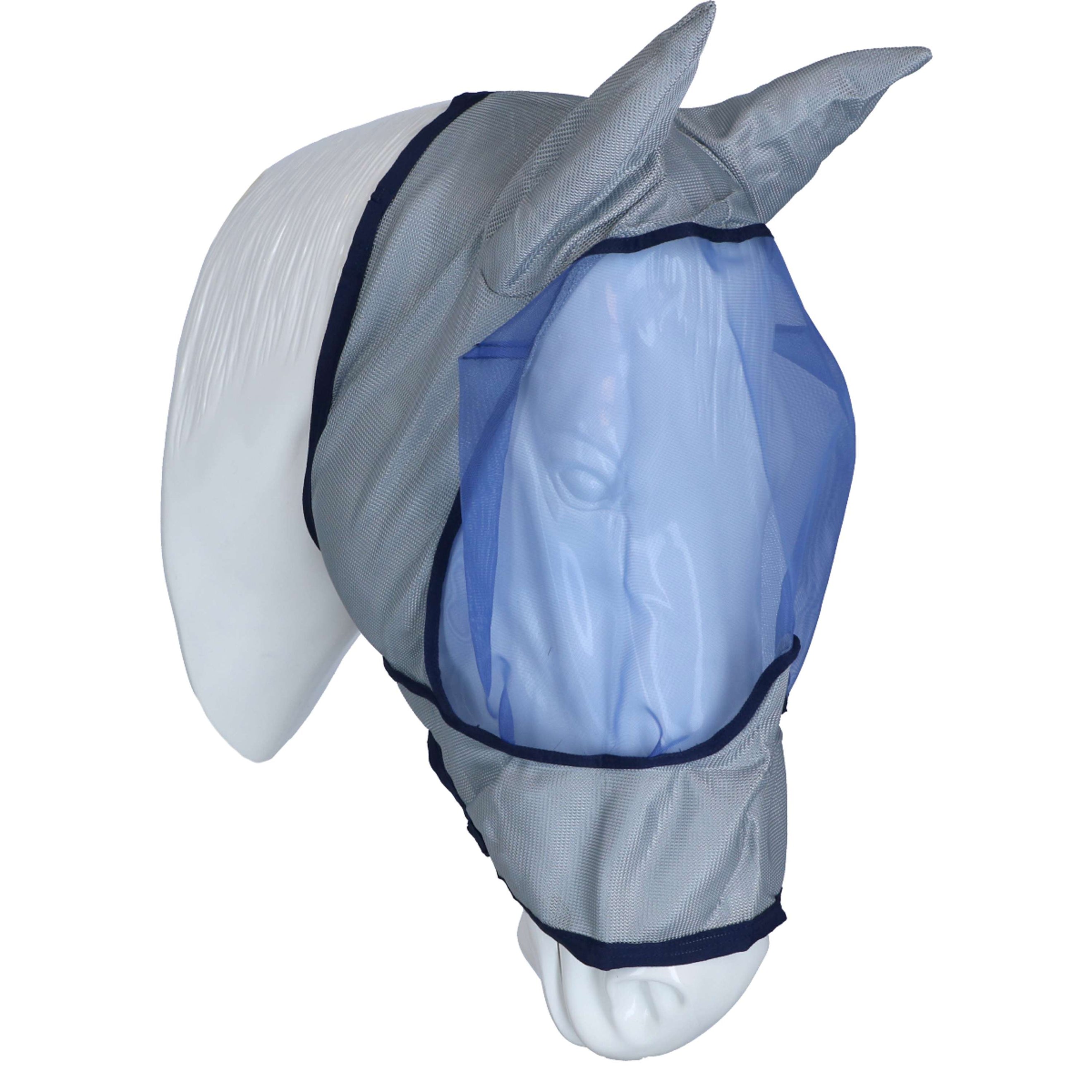 Bucas Buzz-Off Masque Anti-Mouches Deluxe avec Oreilles Bleu Bucas Buzz-Off Masque Anti-Mouches Deluxe avec Oreilles Bleu
