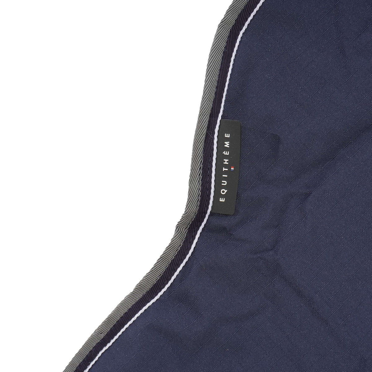 EQUITHÈME Couvre-Cou Tyrex 600D 200g Marine/Gris Dots