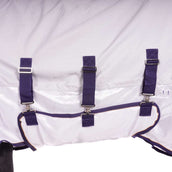 Shires Couverture Anti-Mouches Highlander Plus Sun Shade Combo Gris