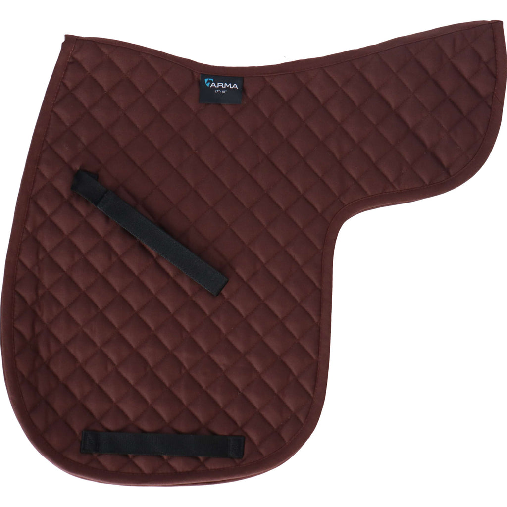 Performance by Shires Tapis de Selle Lite Forme de Selle Marron