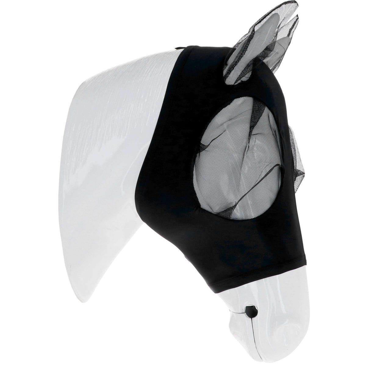 WeatherBeeta Masque Anti-Mouches Stretch Bug Eye Saver avec Oreilles Noir/Noir