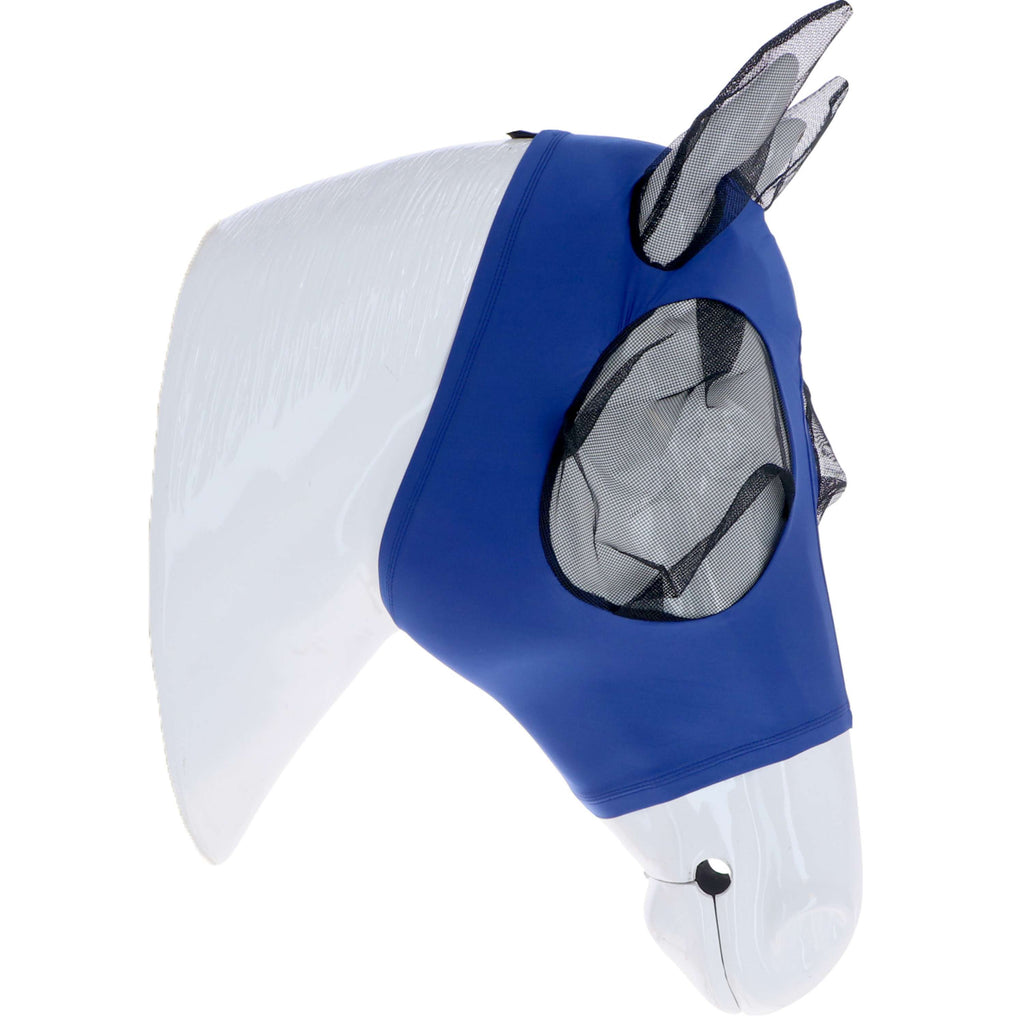 Weatherbeeta Masque Anti-Mouches Stretch Bug Eye Saver avec Oreilles Royal Blue/Noir