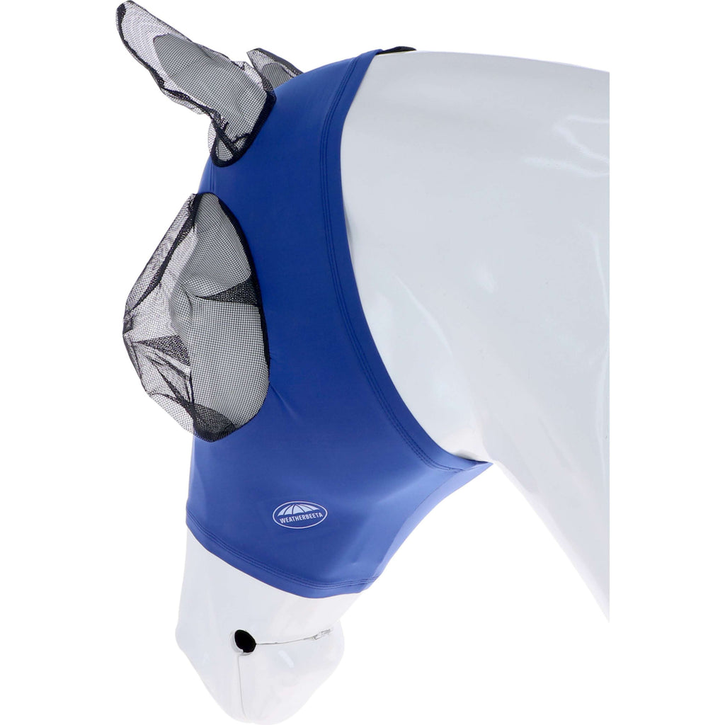 Weatherbeeta Masque Anti-Mouches Stretch Bug Eye Saver avec Oreilles Royal Blue/Noir