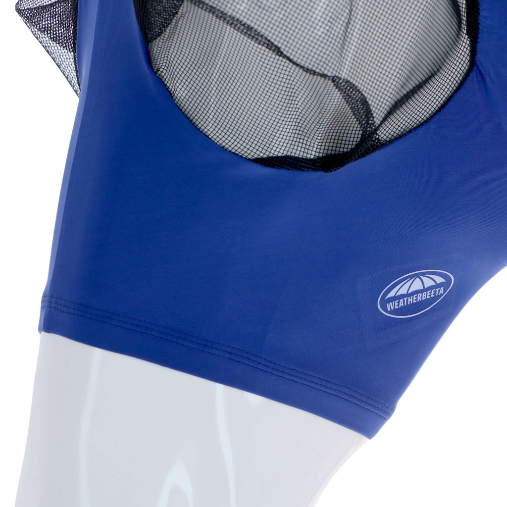Weatherbeeta Masque Anti-Mouches Stretch Bug Eye Saver avec Oreilles Royal Blue/Noir