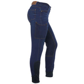 Dublin Pantalon d'Équitation Shona Full Suede Sheet Blue Denim/Navy