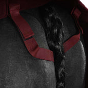 Kentucky Couvre-reins Carré Heavy Fleece Bordeaux