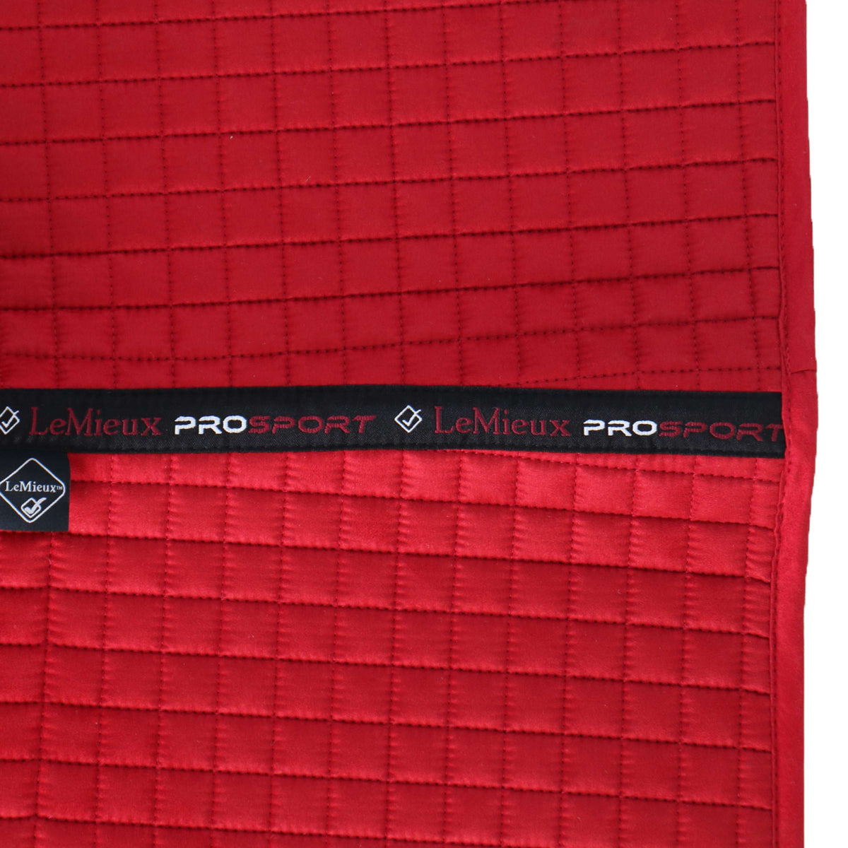LeMieux Tapis de Selle Luxury Square Polyvalent Chilli Red