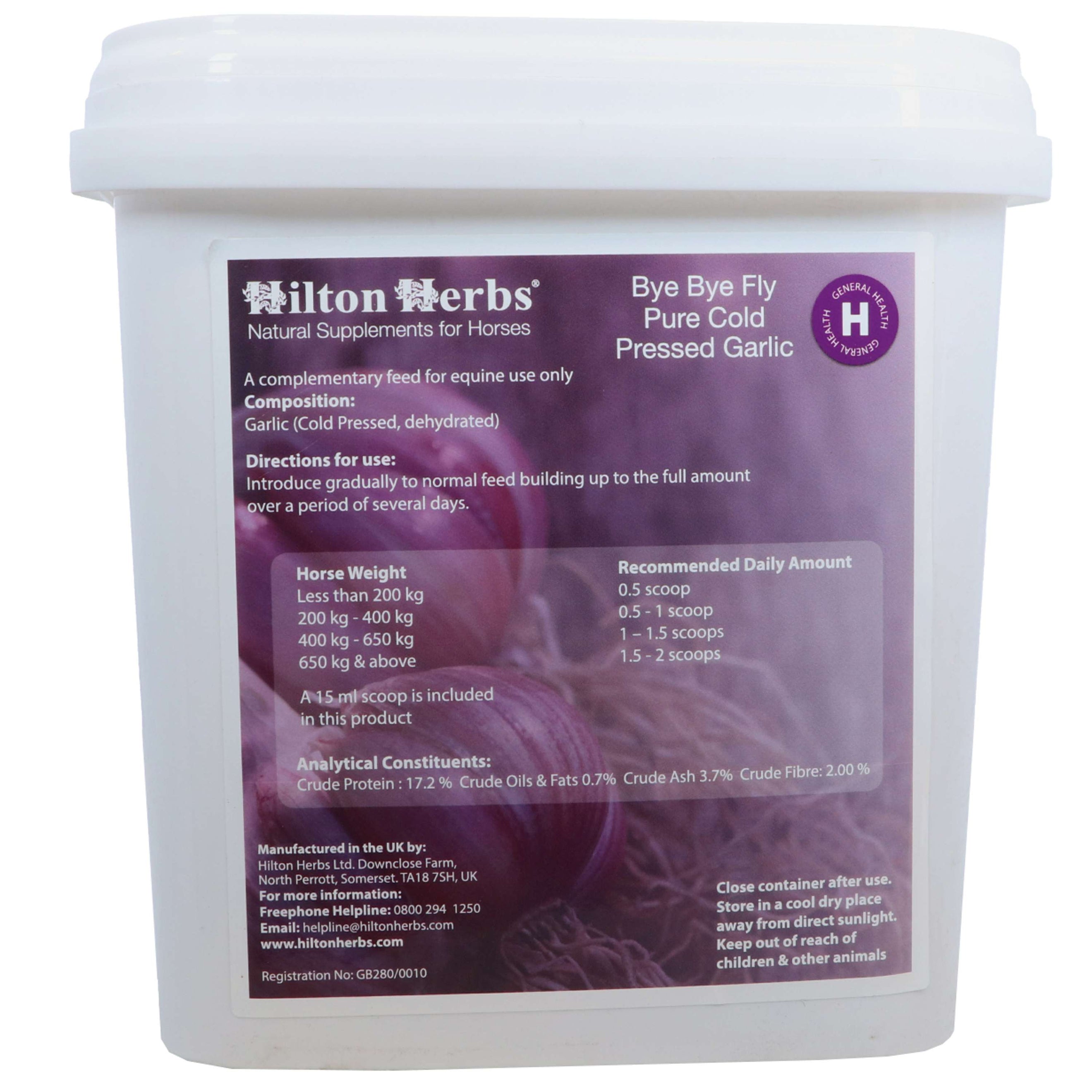 Hilton Herbs Bye Bye Fly Garlic Powder Hilton Herbs Bye Bye Fly Garlic Powder