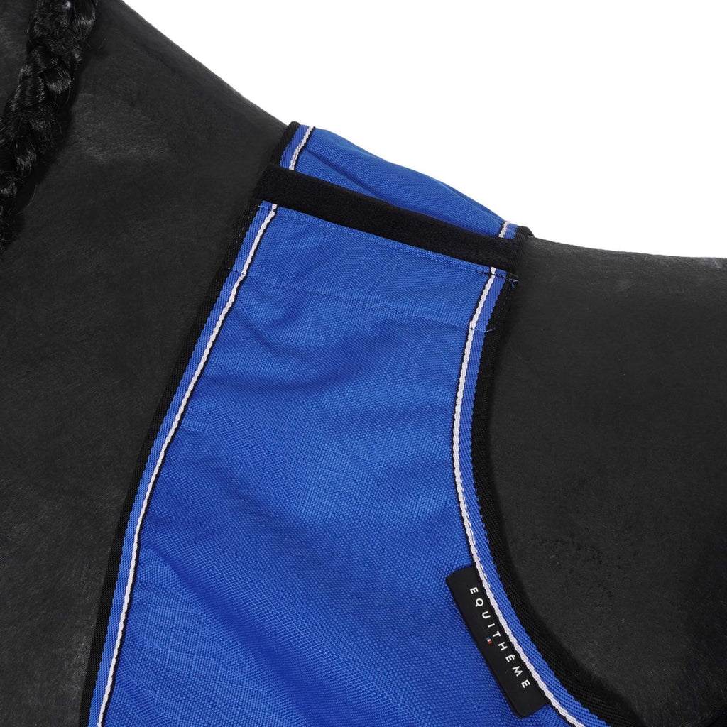 EQUITHÈME Couvre-reins Tyrex 1200D Fleece Bleu/Noir