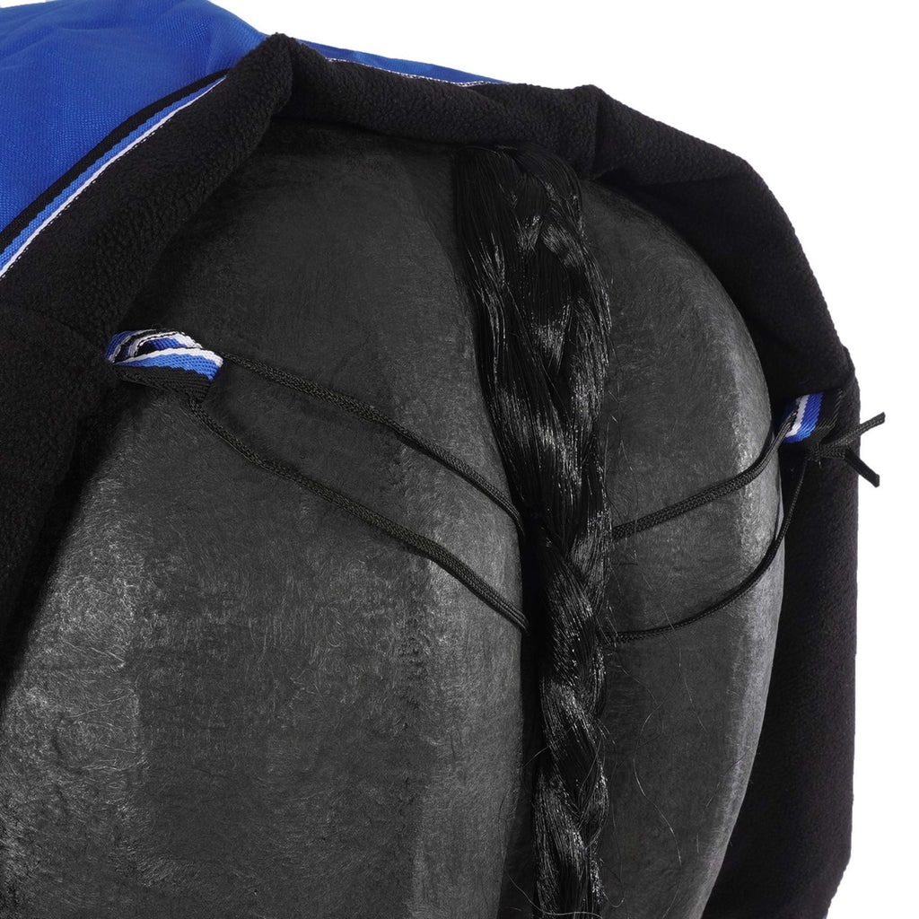 EQUITHÈME Couvre-reins Tyrex 1200D Fleece Bleu/Noir