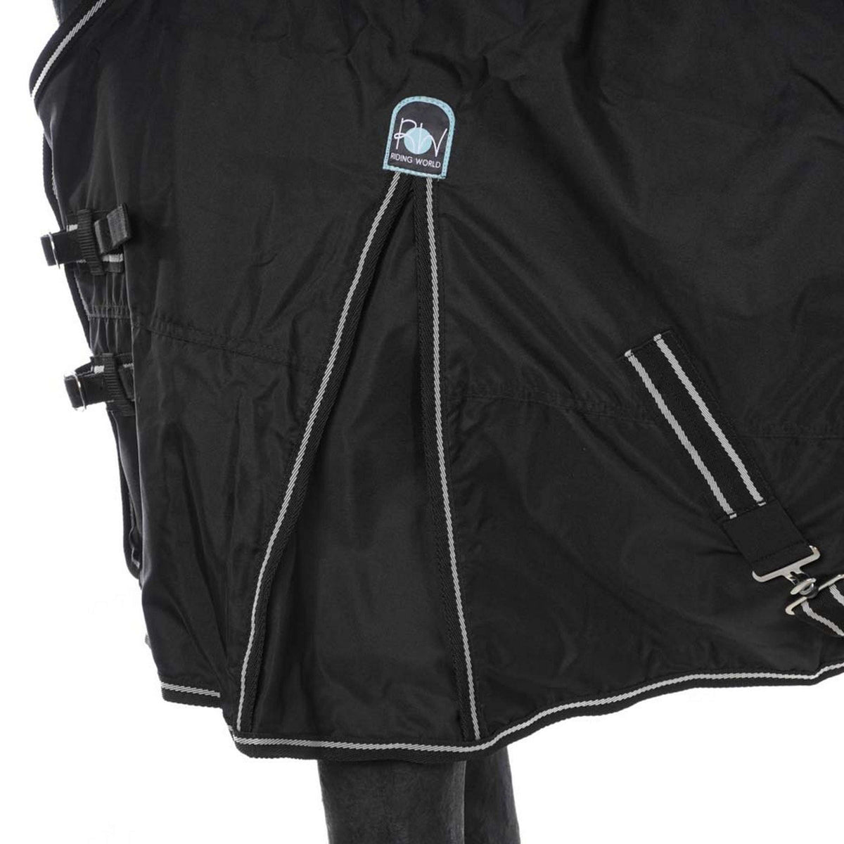 Riding World Couverture Imperméable Oxford 300D Fleece Doublure 0g Noir