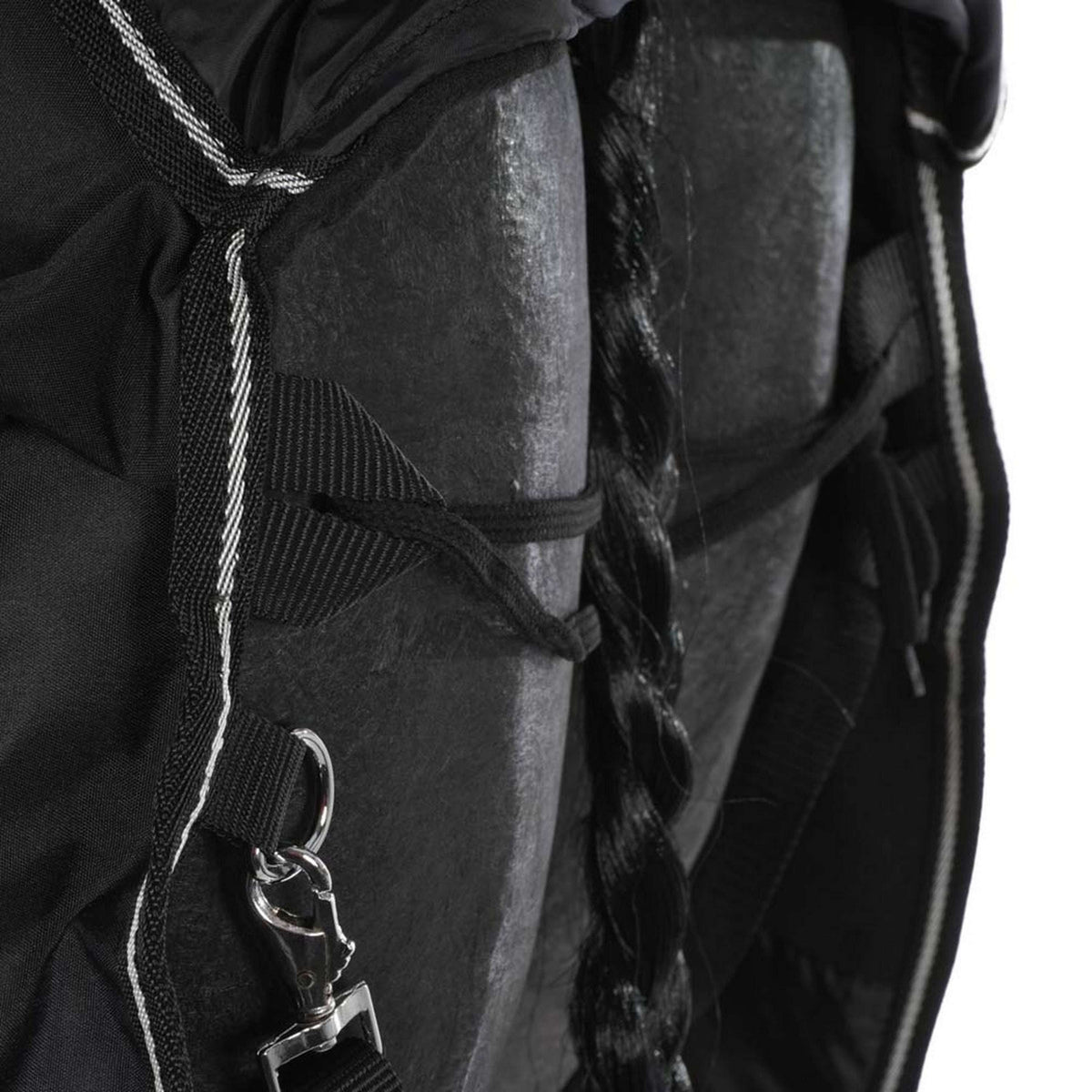Riding World Couverture Imperméable Oxford 300D Fleece Doublure 0g Noir