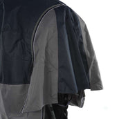 EQUITHÈME Couverture Imperméable Tyrex 600D 50g Marine/Gris Dots