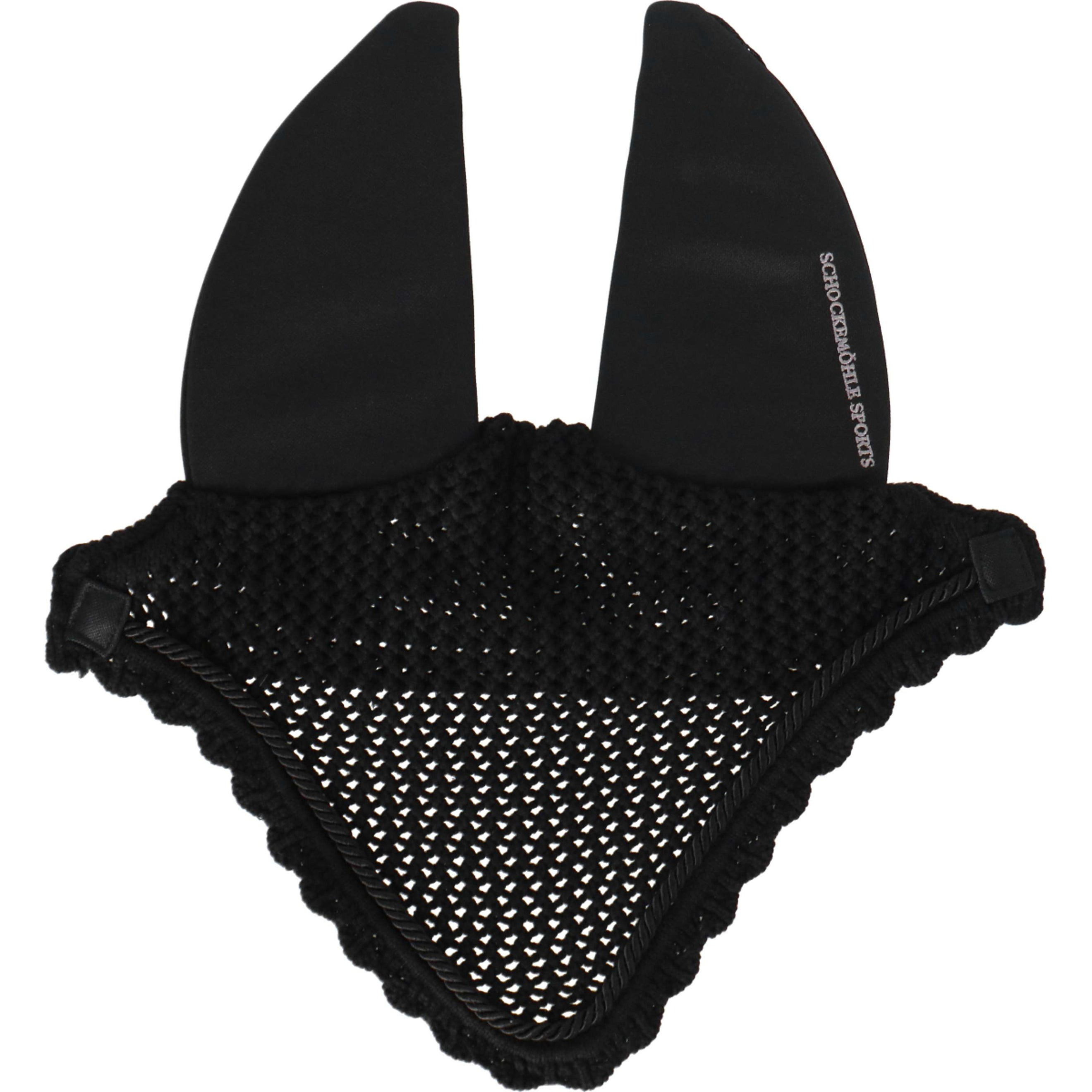 Schockemöhle Bonnet Anti-Mouches Air Silent Noir Schockemöhle Bonnet Anti-Mouches Air Silent Noir