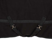 Harry's Horse Couverture Polaire avec Col Enroulable Noir