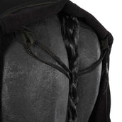 Harry's Horse Couverture Polaire avec Col Enroulable Noir