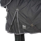 Harry's Horse Couverture d'Extérieur Thor 200g avec Couvre-cou Ébène