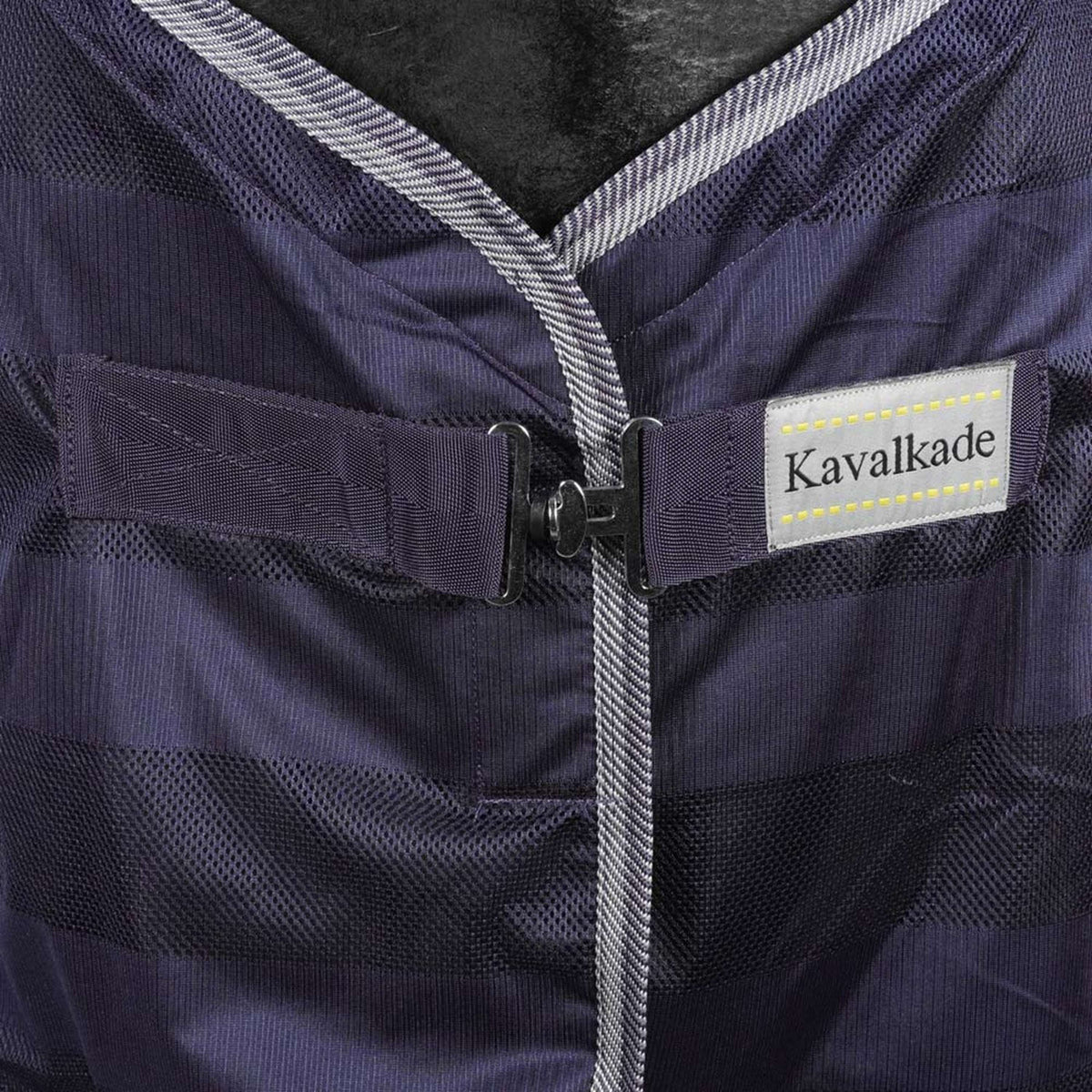 Kavalkade Couverture Anti-Mouches Stripe Marin