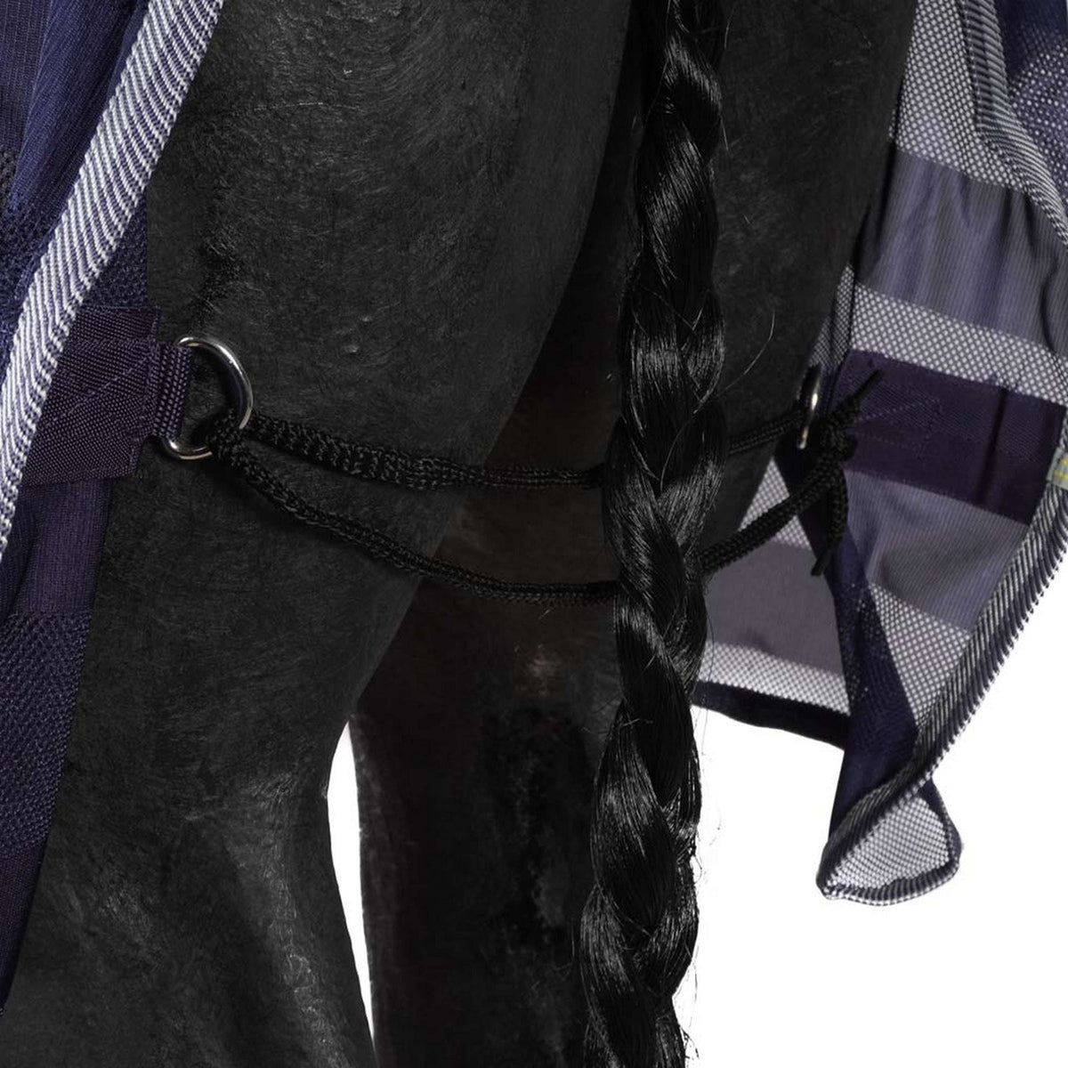 Kavalkade Couverture Anti-Mouches Stripe Marin