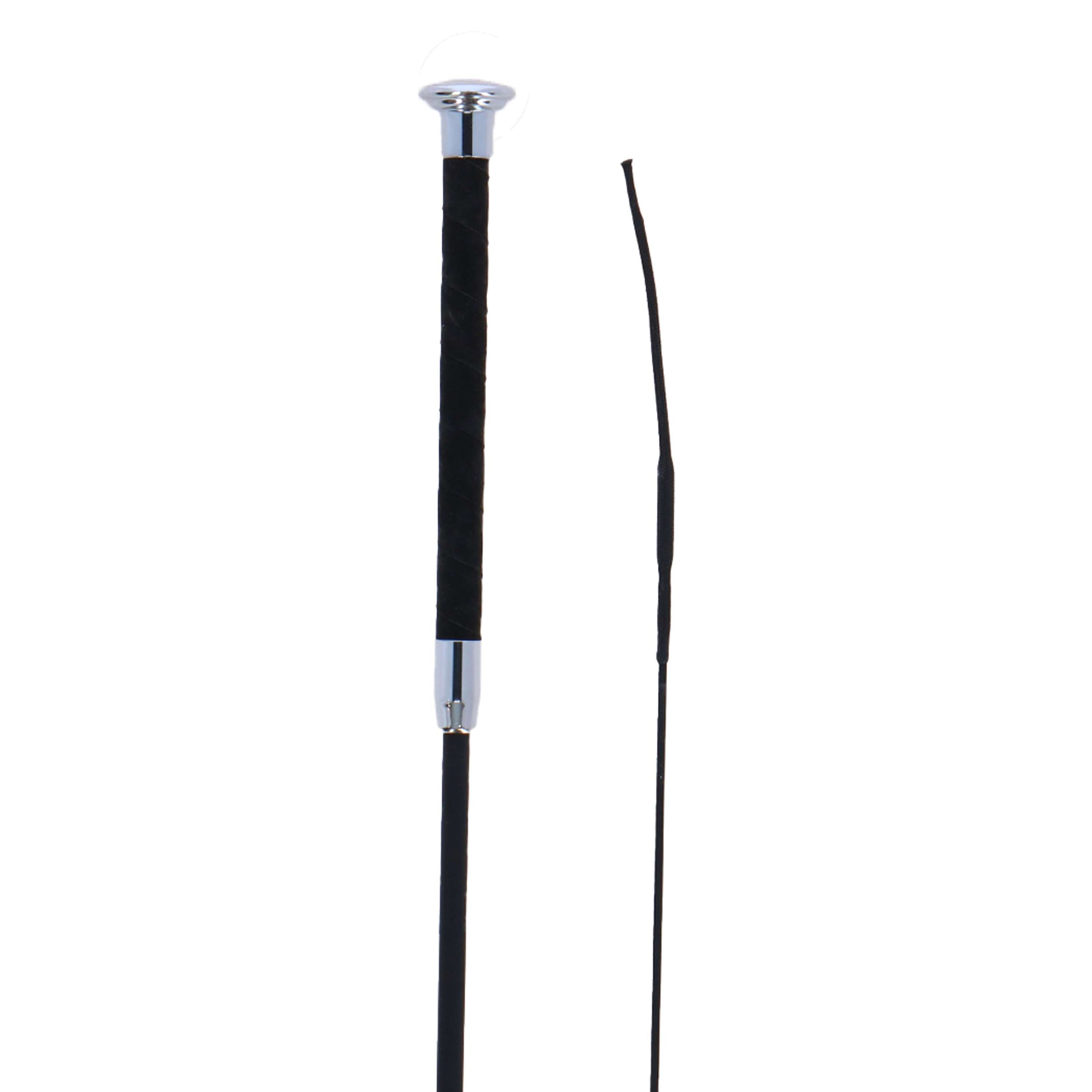Fleck Cravache de Dressage SilkTouch Premium Chrome