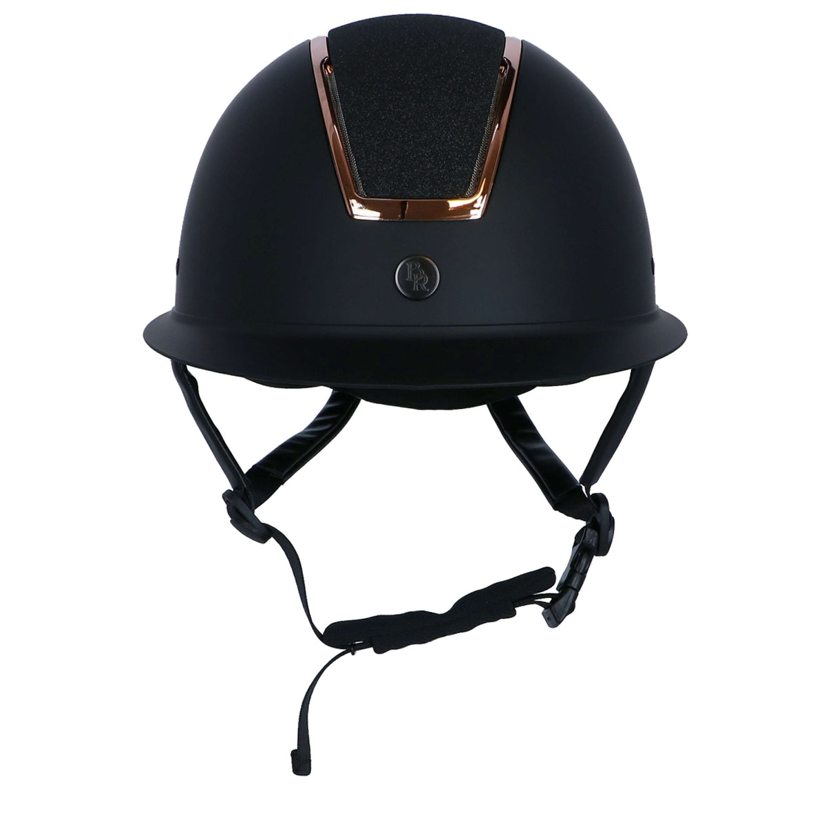 BR Bombe d’Équitation Omega Painted Glitter noir/Rose