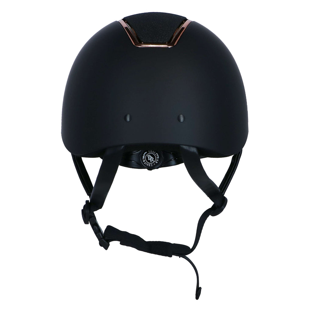 BR Bombe d’Équitation Omega Painted Glitter noir/Rose