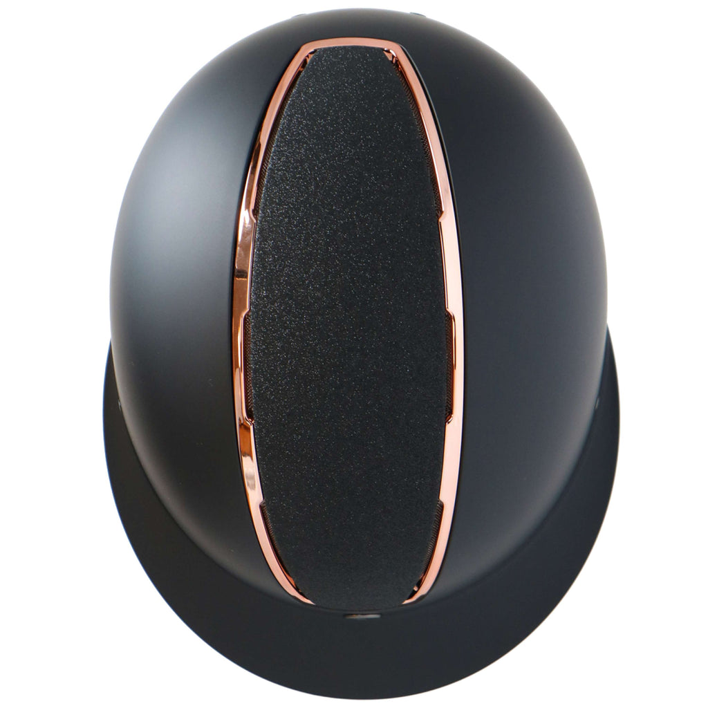BR Bombe d’Équitation Omega Painted Glitter noir/Rose