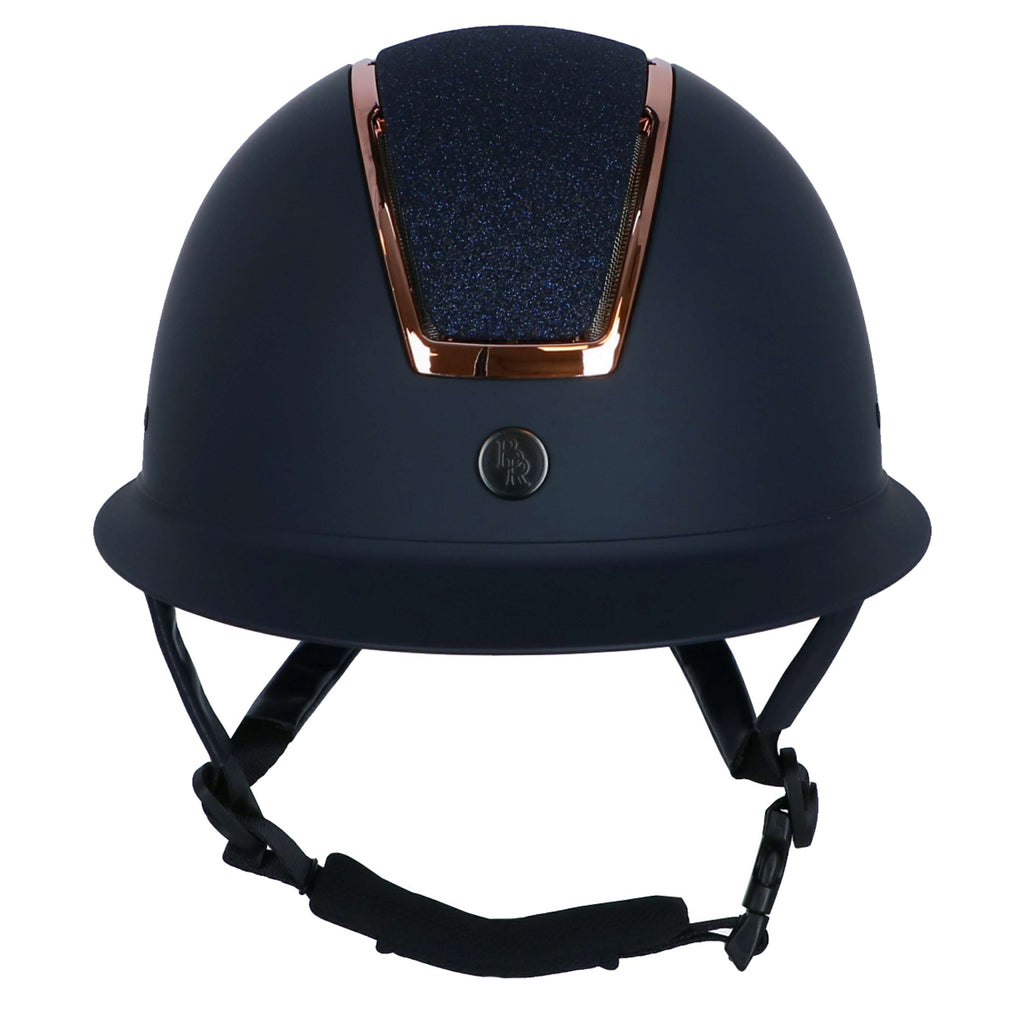 BR Bombe d’Équitation Omega Painted Glitter Marine/Rose