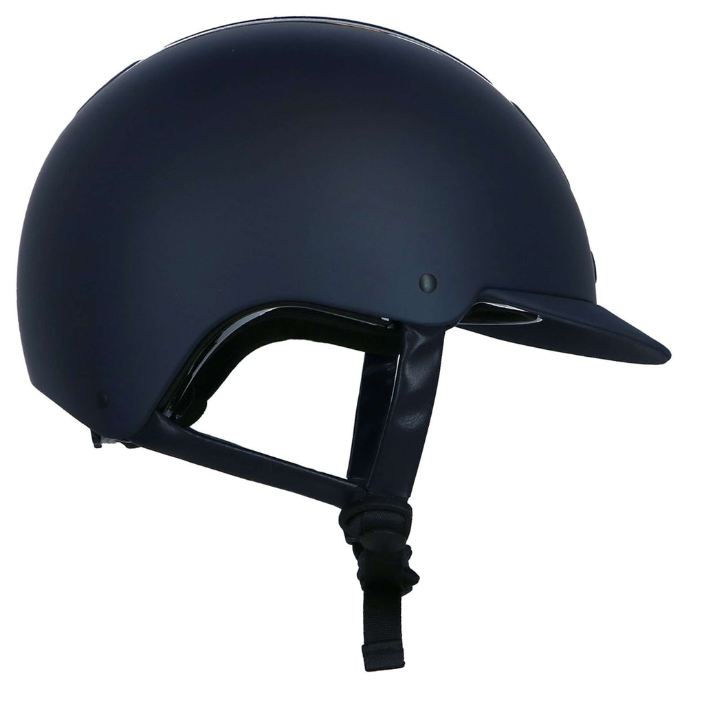 BR Bombe d’Équitation Lambda Glitter Navy/Gunmetal