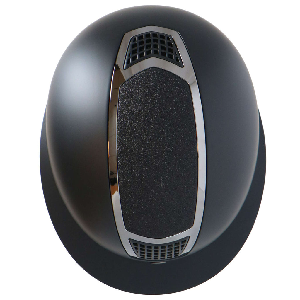 BR Bombe d’Équitation Lambda Plus Glitter Noir/Métal