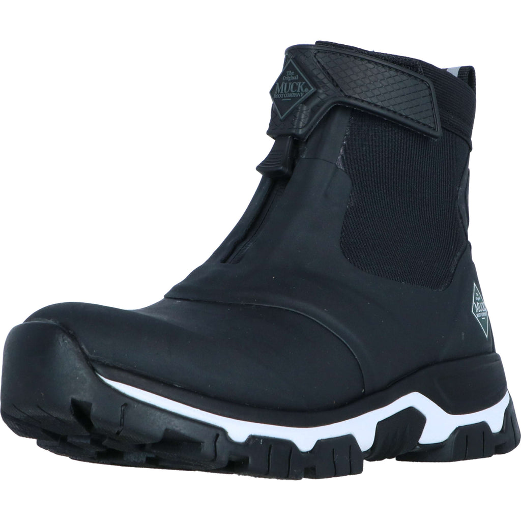 Muck Boot Chaussure Apex Zip Femmes Noir/Blanc