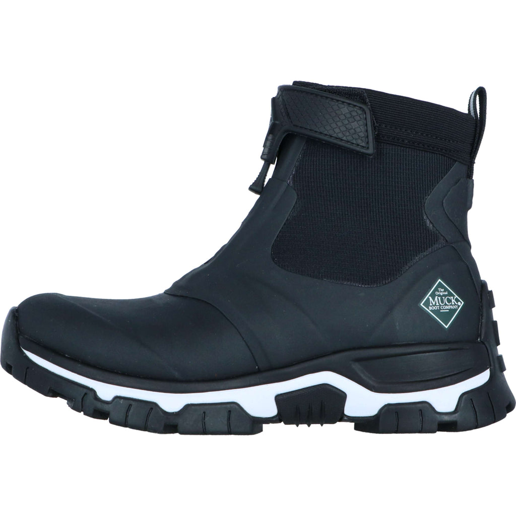 Muck Boot Chaussure Apex Zip Femmes Noir/Blanc