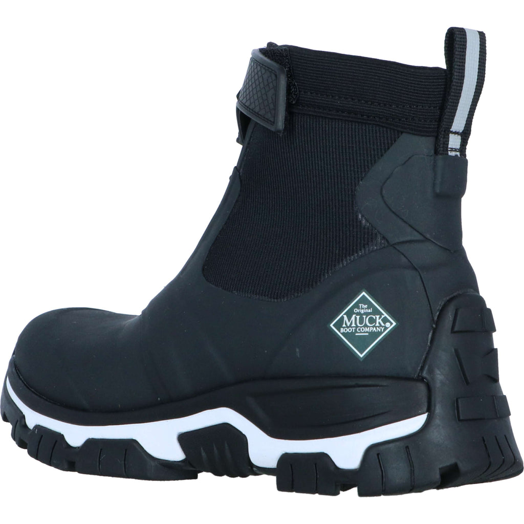 Muck Boot Chaussure Apex Zip Femmes Noir/Blanc