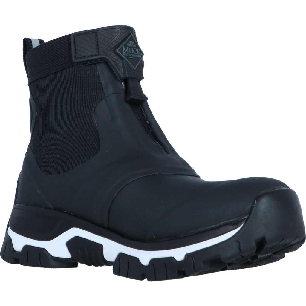 Muck Boot Chaussure Apex Zip Femmes Noir/Blanc